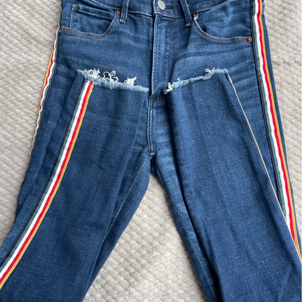 Abercombrie & fitch Simone High Rise Ankle  Blue Dark Wash Jeans Woman